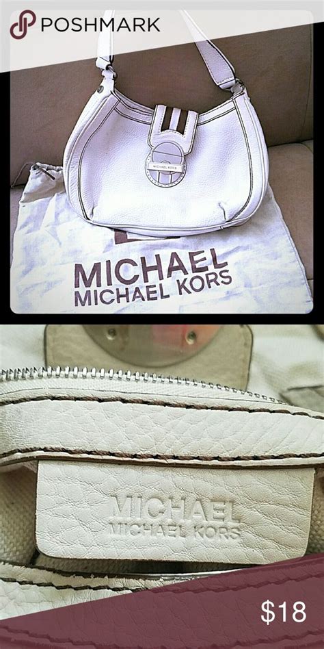 michael kors off white handbag.